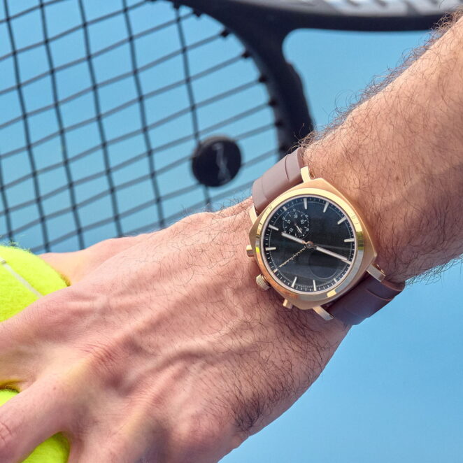 Pininfarina Hybrid Smartwatch | Luxury Golden Hybrid Watch for Men