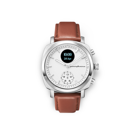 Pininfarina Hybrid Smartwatch | Luxury Hybrid Watch for Men Smart watch Senso moonlight silver