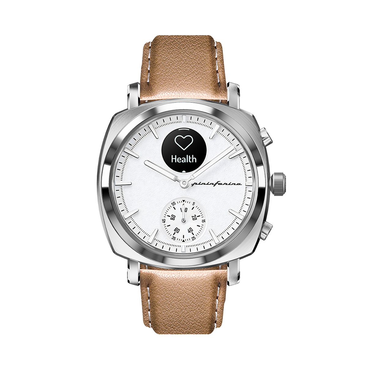 Custom image for Pininfarina Uhrenarmband - 22 mm breites Armband aus italienischem Leder für Senso Hybrid Smartwatches mit Edelstahlschließe & Quick Release Funktion - Beige mit Edelstahlverschluss - edelstahlverschluss